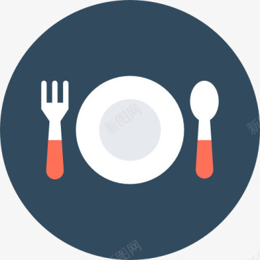 中餐餐具餐厅图标图标