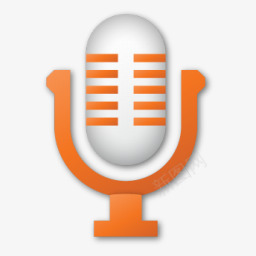 话筒橙色红锡耶纳png免抠素材_88icon https://88icon.com Microphone orange red 橙色 红 话筒