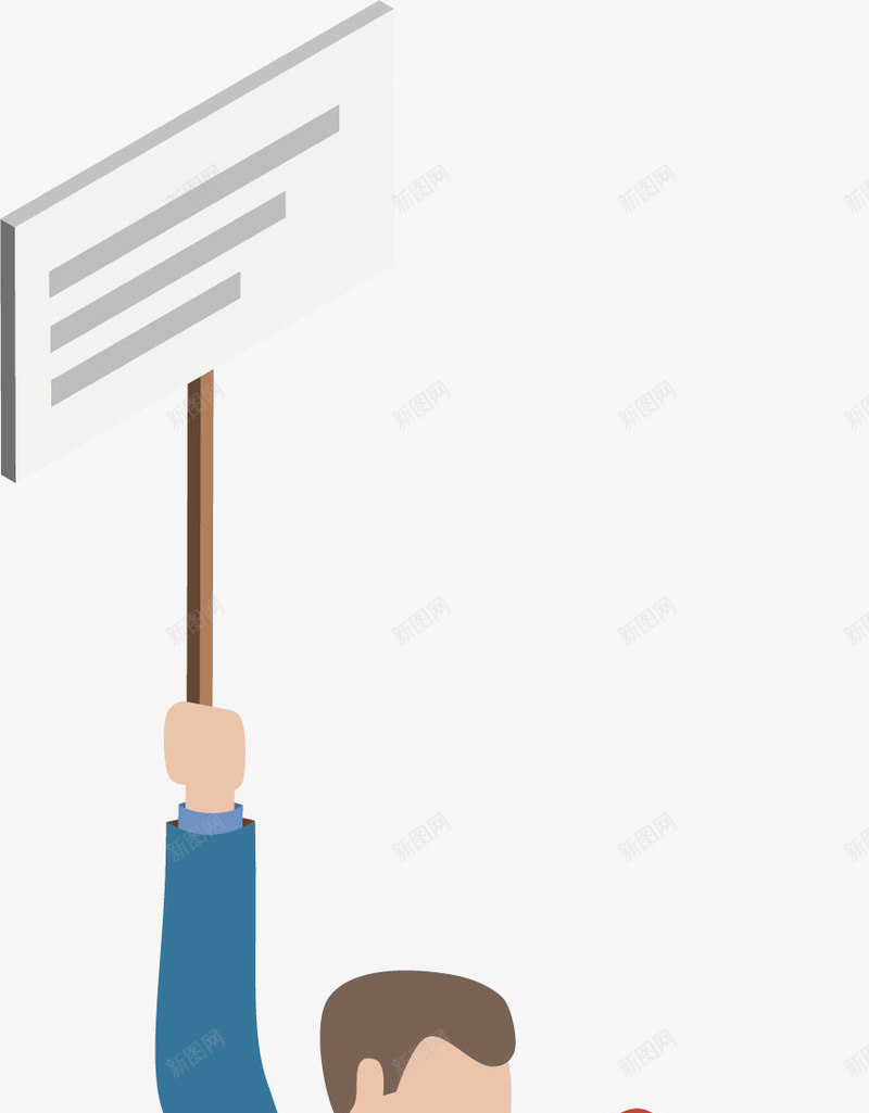 卡通拿着喇叭指示的人png免抠素材_88icon https://88icon.com 卡通 卡通人物 喇叭 指示