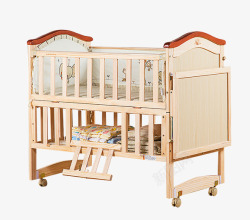 男孩储物床多功能可储物的儿童小木床高清图片