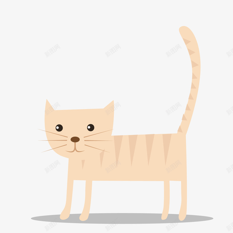 可爱宠物猫咪矢量图ai免抠素材_88icon https://88icon.com 动物 卡通 宠物 扁平化 手绘 猫咪 矢量图