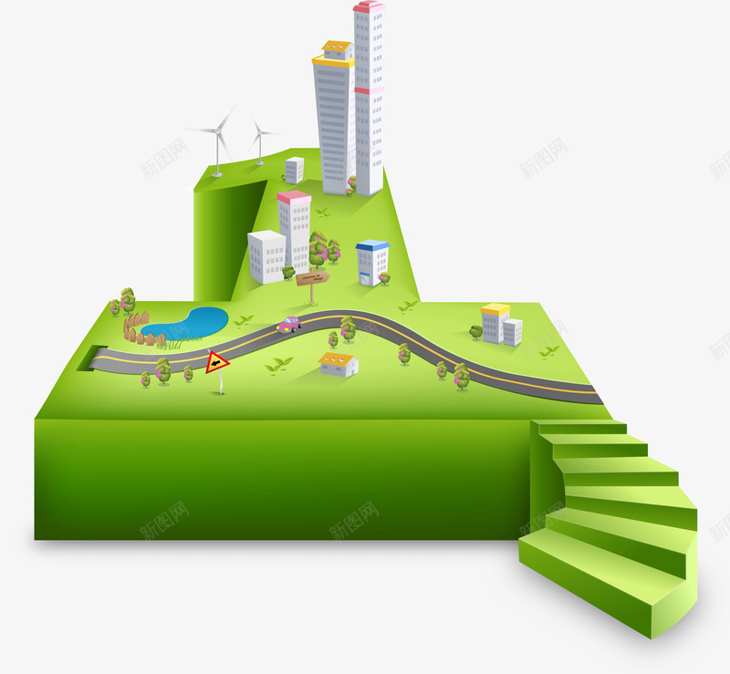 手绘商务爬楼场景png免抠素材_88icon https://88icon.com 卡通建筑 卡通手绘 场景 建设 手绘建筑 爬楼