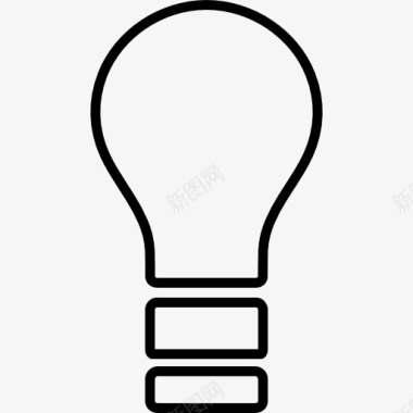 扬声器概述灯泡概述思想标志图标图标