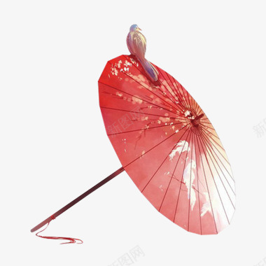 形状图红色雨伞图标图标