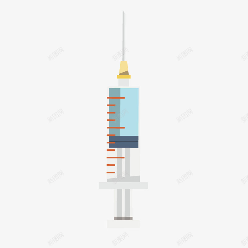 专业注射器矢量图ai免抠素材_88icon https://88icon.com 专业 医用 注射器 矢量图