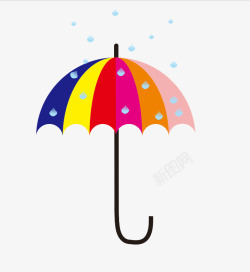 漂亮的小雨伞素材