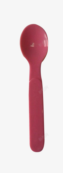 红色塑料勺子素材