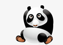 动物卡通熊猫素材