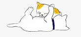 粉色元素可爱猫咪玩耍png免抠素材_88icon https://88icon.com 卡通人物 卡通素材 可爱图片 可爱猫咪 嬉戏 布偶 玩耍 粉色