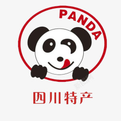 四川大熊猫四川特产图标高清图片