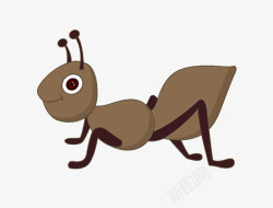 可爱卡通小蚂蚁素材