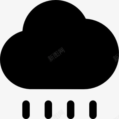 帽子符号风暴乌云象征图标图标