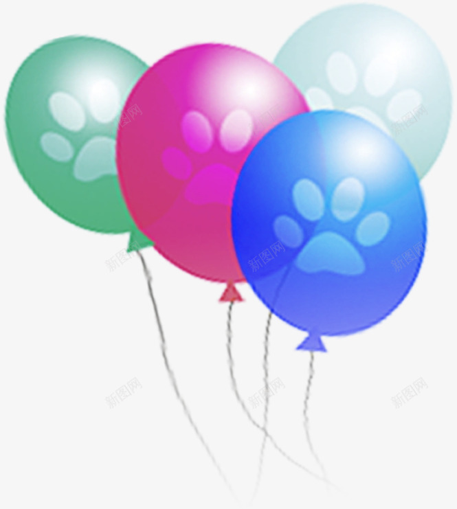 创意合成手绘气球造型效果png免抠素材_88icon https://88icon.com 创意 合成 效果 气球 造型