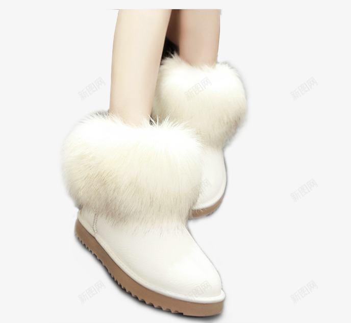 白色雪地靴png免抠素材_88icon https://88icon.com 棉靴 白色 白鞋 雪地靴 鞋