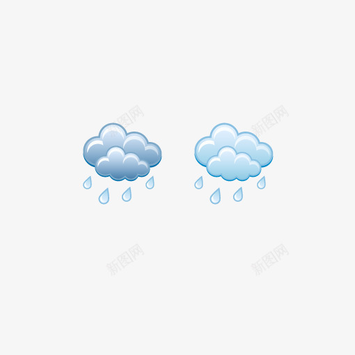 天气符号下雨雨天矢量图ai免抠素材_88icon https://88icon.com 下雨 天气符号 雨天 矢量图