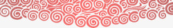 红色螺旋浪花卡通奥运会素材