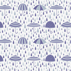 下雨雨伞免费矢量图素材