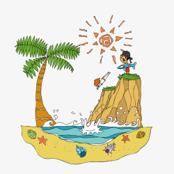 夏日游玩素材