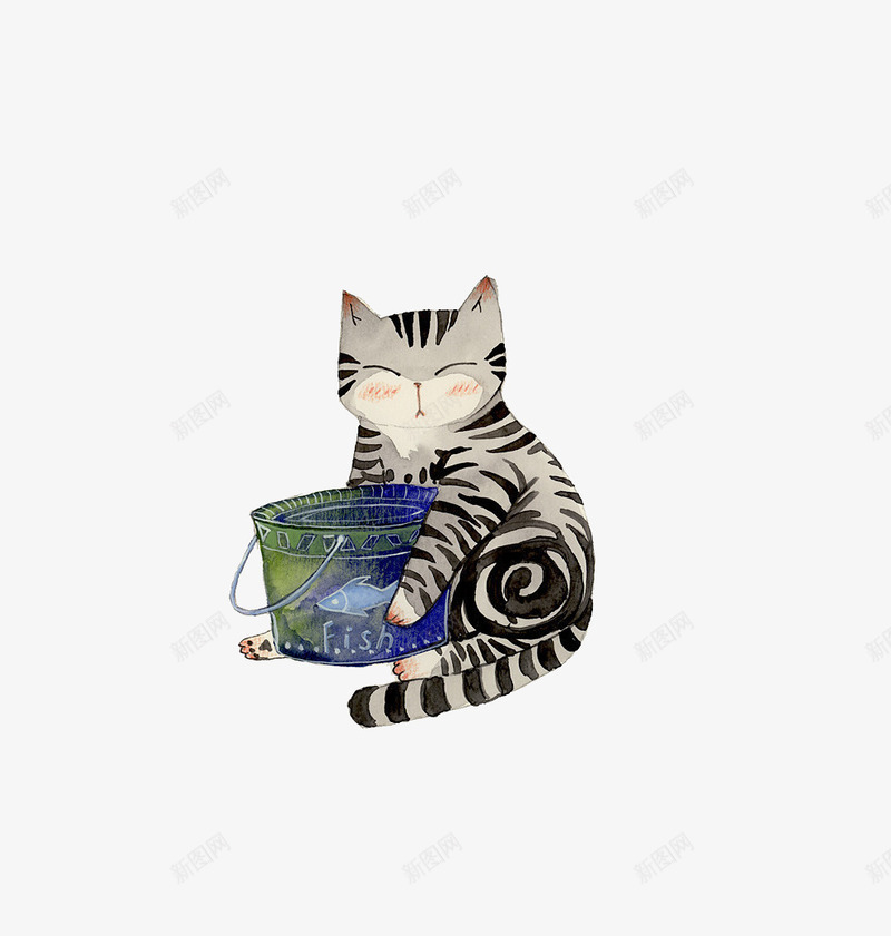 油画猫咪png免抠素材_88icon https://88icon.com 动物 卡通 油画 猫咪