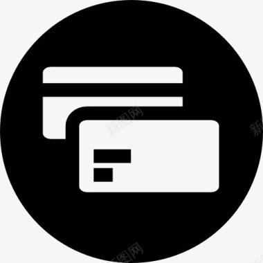 信用卡模型信用卡图标图标