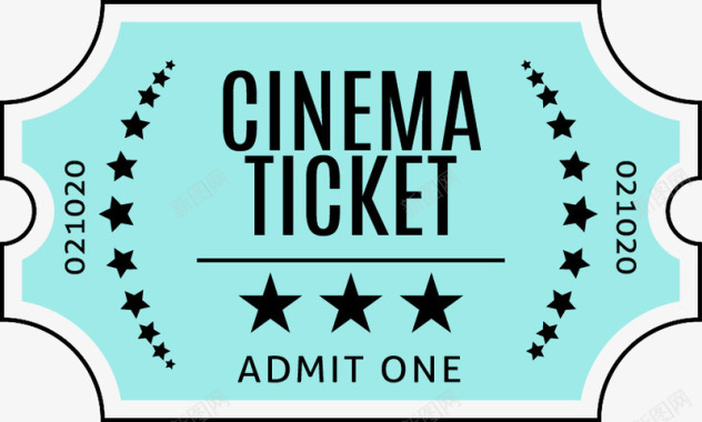 纸质演出票电影票图标图标