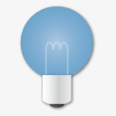 灯泡蓝色提示提示能量锡耶纳素材