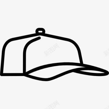 连帽貂皮大衣BaseballCap图标图标