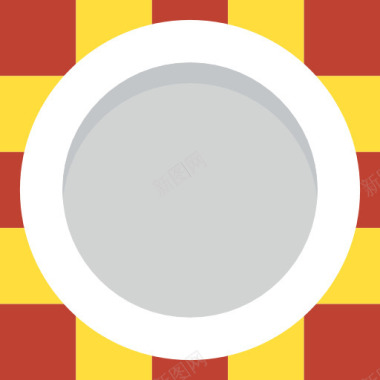 烤食品和餐厅板图标图标