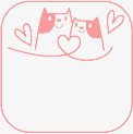 卡通猫水印png免抠素材_88icon https://88icon.com 两只猫 卡通 水印