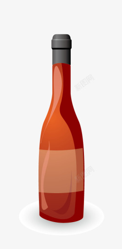 酒瓶模型酒瓶矢量图高清图片