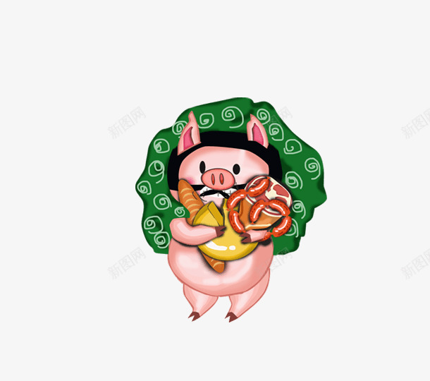 日韩可爱小猪png免抠素材_88icon https://88icon.com 动物 卡通动画 手账贴图 表情包