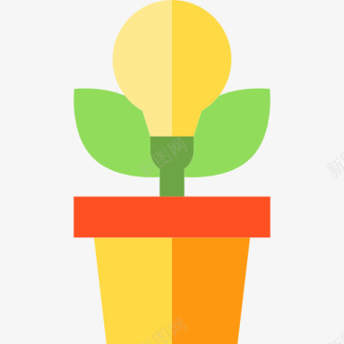 植物思想图标图标