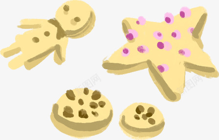 卡通形状饼干造型png免抠素材_88icon https://88icon.com 卡通 卡通饼干 形状 造型 饼干
