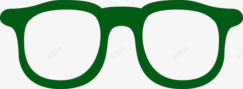 绿色眼镜框png免抠素材_88icon https://88icon.com 卡通眼镜框 卡通镜框 墨镜 墨镜框 眼镜 眼镜框 矢量眼镜框 镜框