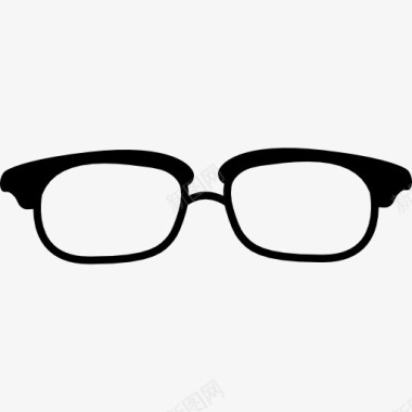 半框眼镜图标图标