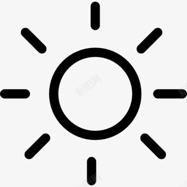 夏季SunBright图标图标
