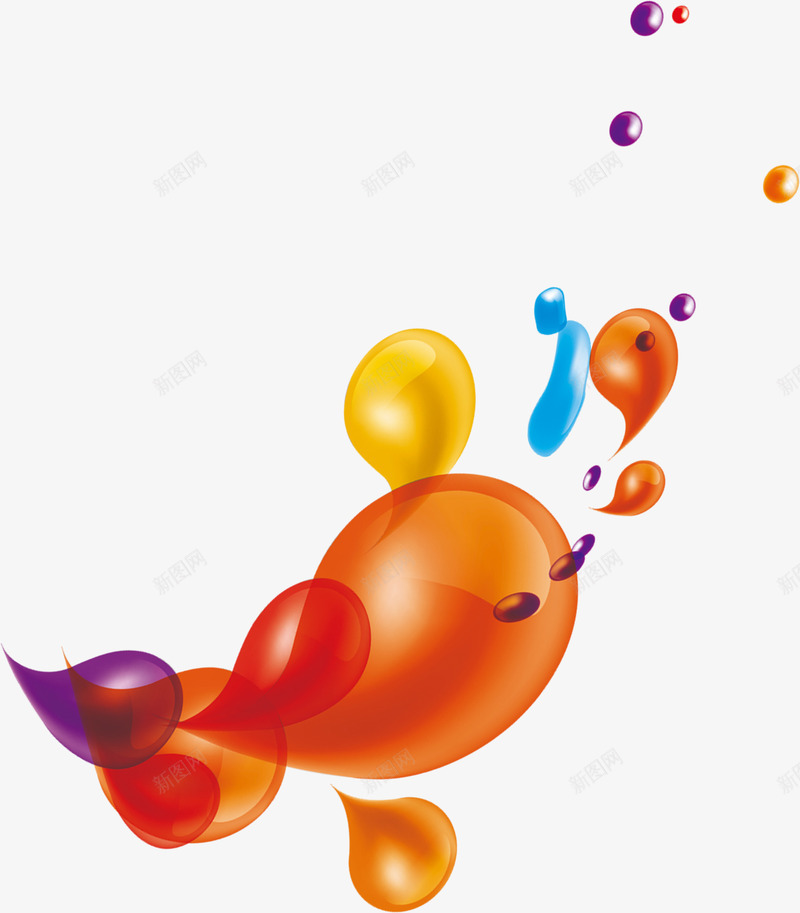扁平风格质感气泡气球造型合成png免抠素材_88icon https://88icon.com 合成 扁平 气泡 气球 质感 造型 风格