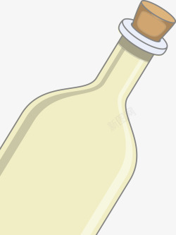 卡通酒瓶装饰图案素材