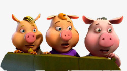 三只小猪的故事2017猪小猪高清图片