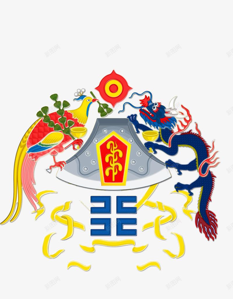 复古花纹徽章png免抠素材_88icon https://88icon.com 复古民国风 徽章 政府 花纹