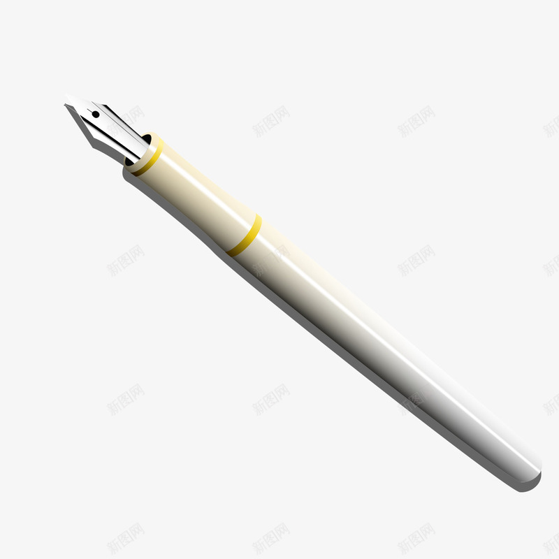 白色钢笔png免抠素材_88icon https://88icon.com 白色素材 白色钢笔 钢笔 钢笔素材