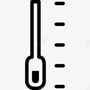 温度测量温度计晴雨表气象测量工具图标图标