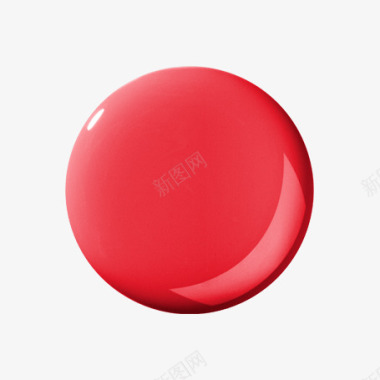 心电图红色红色球形图标图标