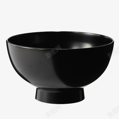 黑色汤碗png免抠素材_88icon https://88icon.com 汤碗 碗 食物 餐具 黑色