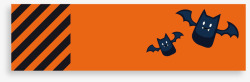 橘色蝙蝠背景素材