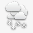 雪松木雪蜱虫的天气图标图标