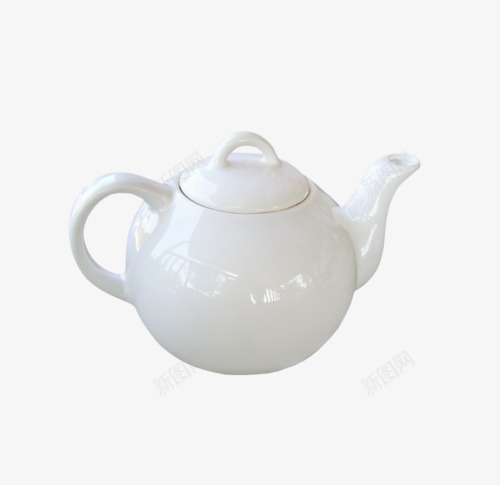 茶壶png免抠素材_88icon https://88icon.com 下午茶 瓷器 白色 茶壶 餐具