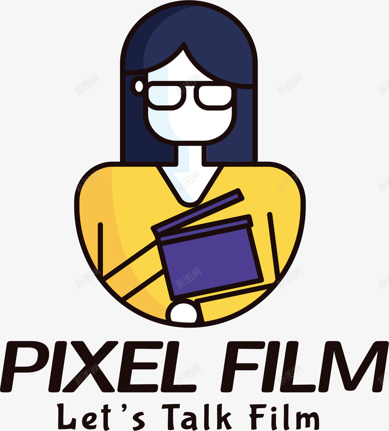 戏剧学院电影课程矢量图eps免抠素材_88icon https://88icon.com 扁平化 电影课程 矢量素材 谈论 黄色小人 矢量图