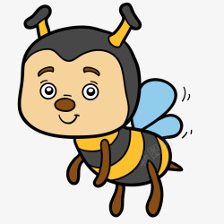 卡通可爱的小蜜蜂素材