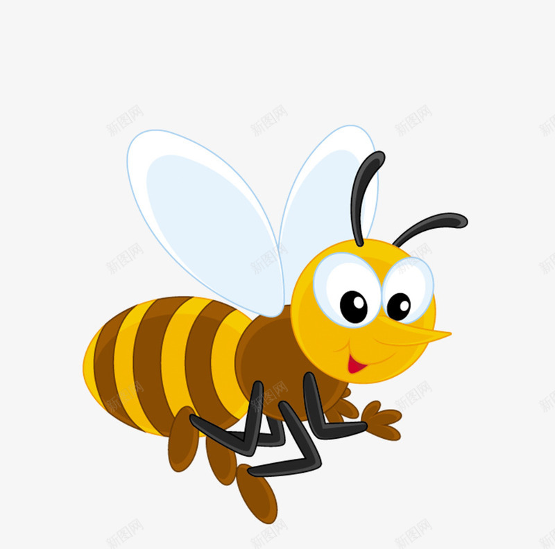 卡通蜜蜂png免抠素材_88icon https://88icon.com 动物 卡通 手绘 昆虫 蜜蜂